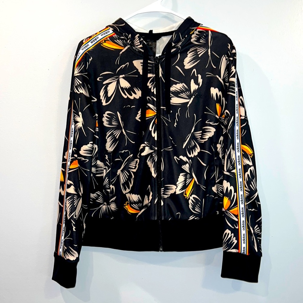 Adidas butterfly zipup hoodie XL